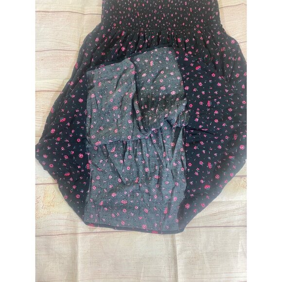 The Nines By Hatch Smoked Maternity Black Floral Skirt - Medium - Picture 10 of 11